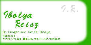 ibolya reisz business card